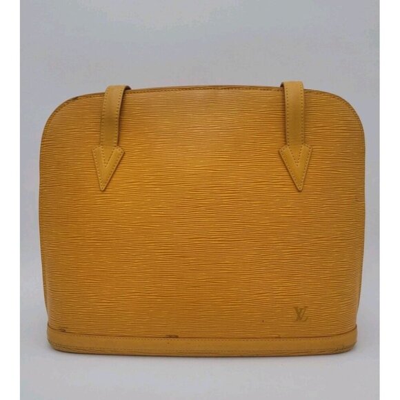 LOUIS VUITTON YELLOW EPI LUSSAC SHOULDER BAG M52289 VI0925 XX17930 - Picture 1 of 16